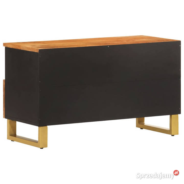 Szafka pod TV brązowoczarna 80x335x46 lite Warszawa