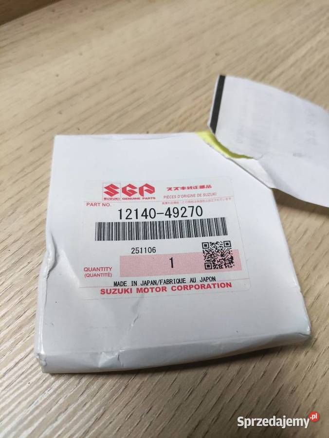 Zestaw Pierścienie Tłokowe Suzuki 1214049270000 Części i akcesoria motocyklowe Psary