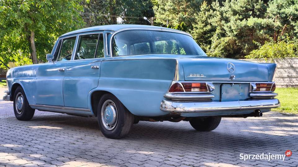 MercedesBenz W111 230 S 1967 Wyjątkowo Zdrowa Mercedes-Benz Zgierz