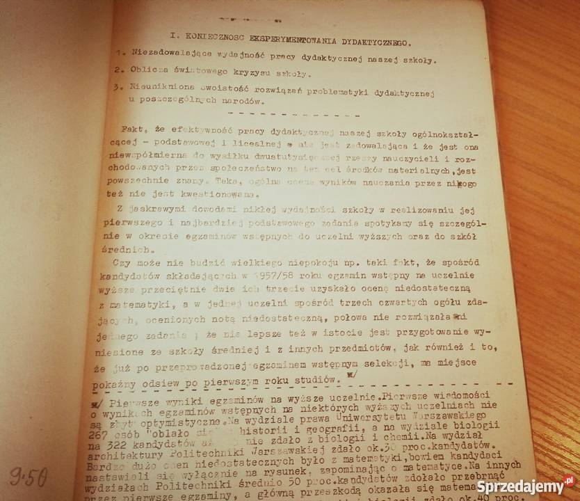 Gdański eksperyment dydaktyczny Kryński Michał pomorskie Gdańsk sprzedam