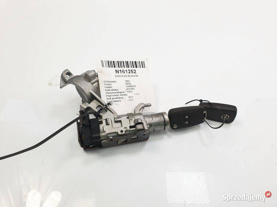STACYJKA KLUCZYK OPEL CORSA E 13496392 Części samochodowe