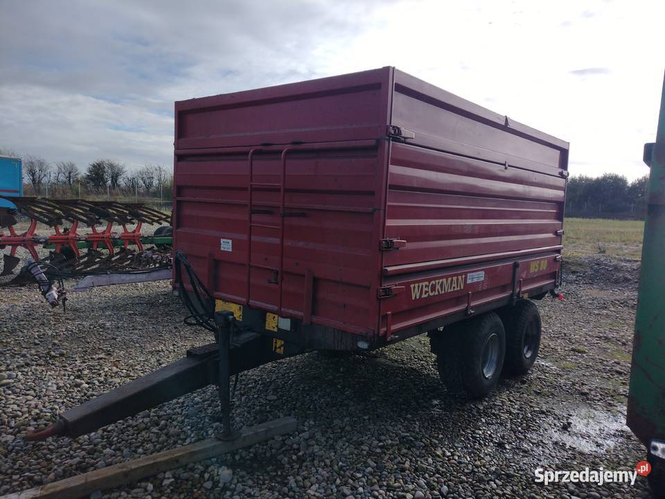 Przyczepa rolnicza 8 ton wywrotka na tył Metal-Fach Maszyny rolnicze Sośno