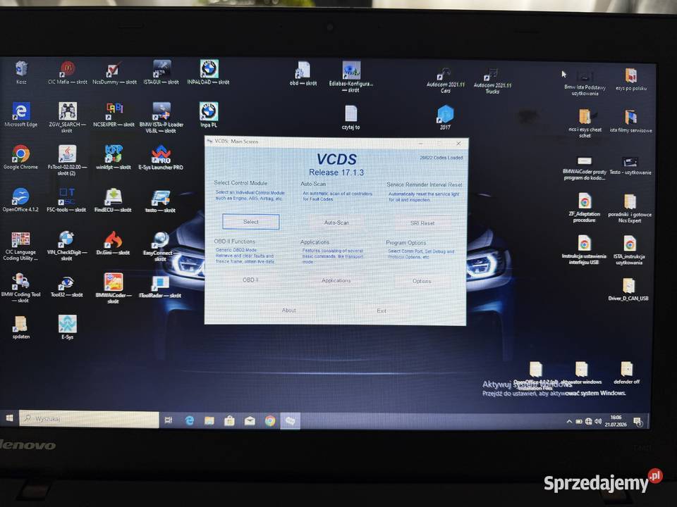 Laptop diagnostyczny BMWVAG i inne Wrocław