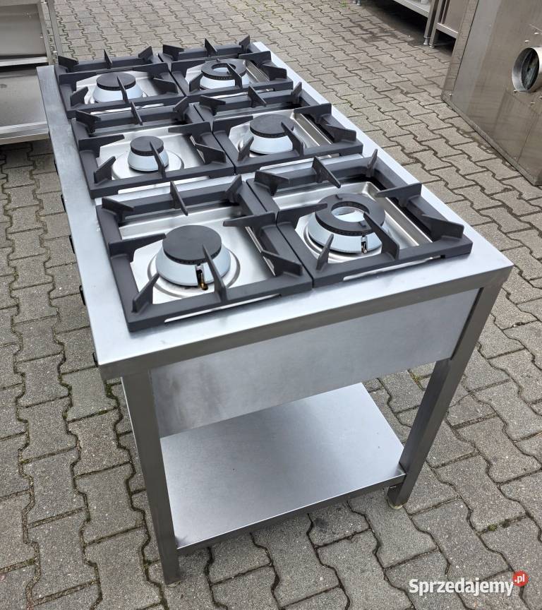 Kuchnia Gazowa 6 Palnikowa STALGAST Moc 325 kW Gastronomia wielkopolskie Nowe Skalmierzyce