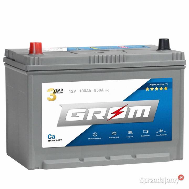 Akumulator Grom Premium 100Ah850A Japan Akumulatory Rzeszów