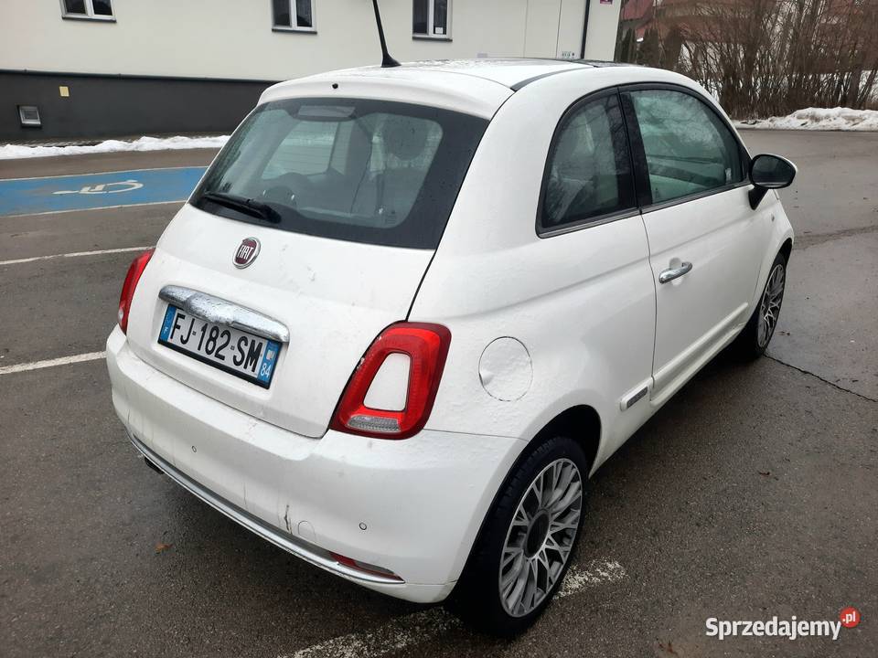Fiat 500 12 Lounge EU6d Panorama Klima Navi gniazdo SD Jaśkowice