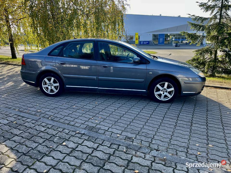 ŚlicznyZadbanyCitroenC5Sedan2006rLift16HDIHakBogW klimatyzacja Zduńska Wola sprzedam