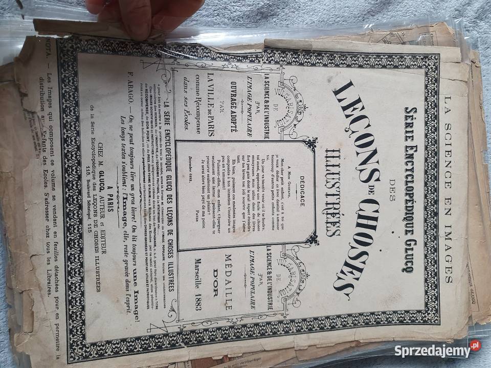 Serie Encyclopedique Glucq 75 plansz z 1883 roku