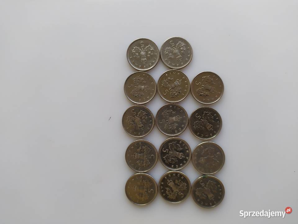 Moneta 5 FIVE PENCE UK Olecko sprzedam