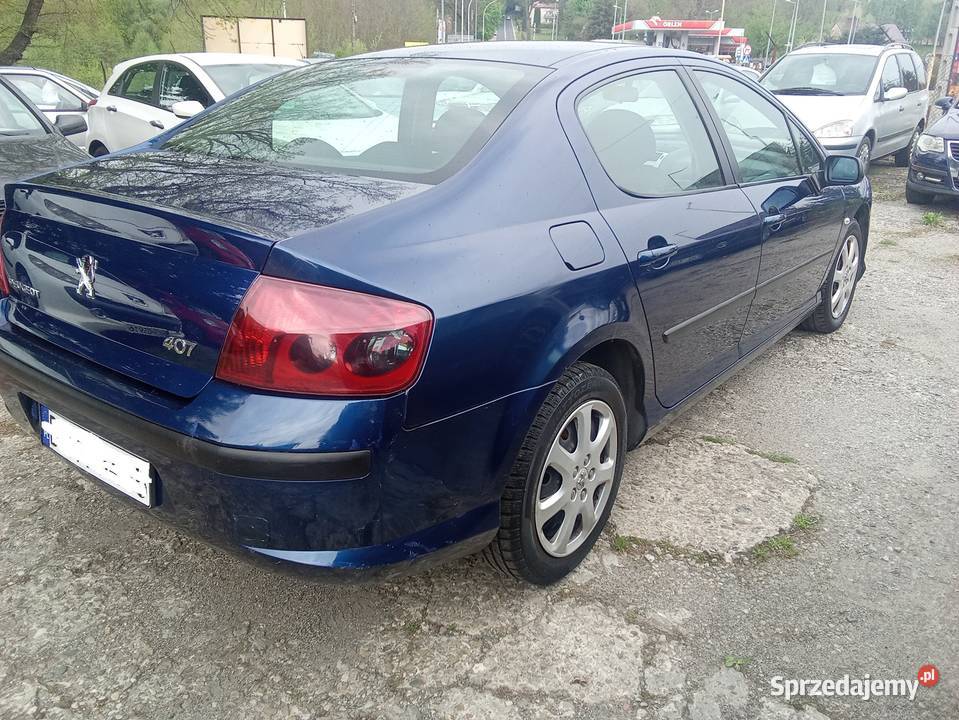 Peugeot 407 KLIMA BEZ KOROZJI zarejestrowany nieuszkodzony Motoryzacja Przemyśl