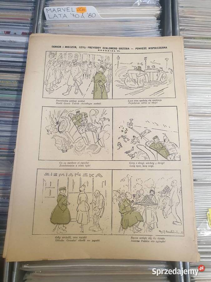Szczutek magazyn z pierwszym polskim komiksem Rok wydania 1919 pomorskie Gdynia