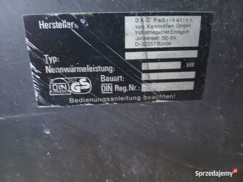 Kominek koza 6 kW Nowogrodziec