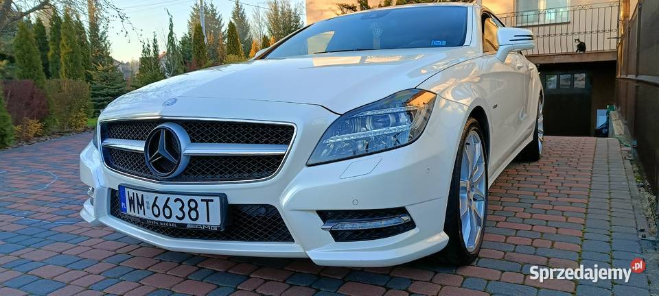 Mercedes cls w218 AMG 300 skórzana tapicerka mazowieckie Wielgolas