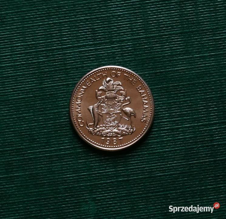 BAHAMY 1 cent 1987r Numizmatyka Gliwice