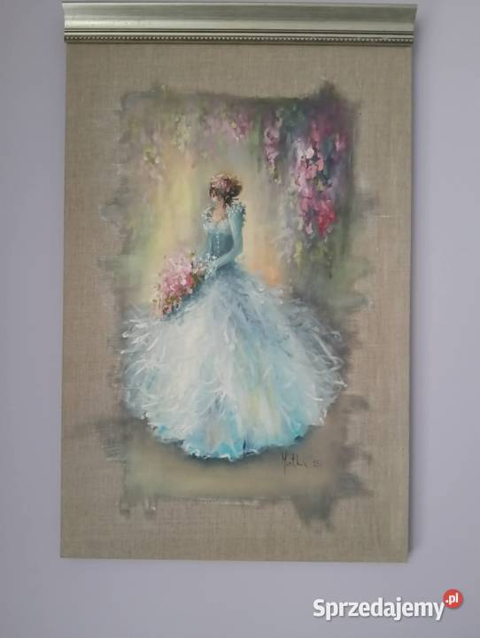 Obraz olejny tajemniczy ogród Mietka Mieczysława Antyki, Sztuka, Kolekcje Świętochłowice