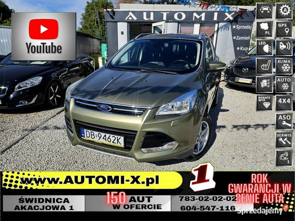 Ford Kuga Sam Parkuje 20 TDCI 140 4x4 Manual 140KM dolnośląskie Świdnica
