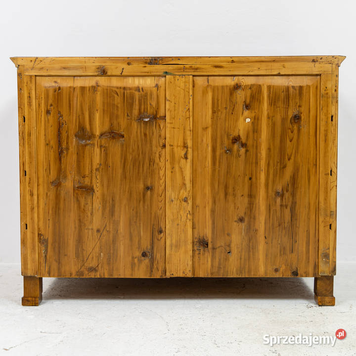 Duża komoda biedermeier Austria orzechowa Swarzędz