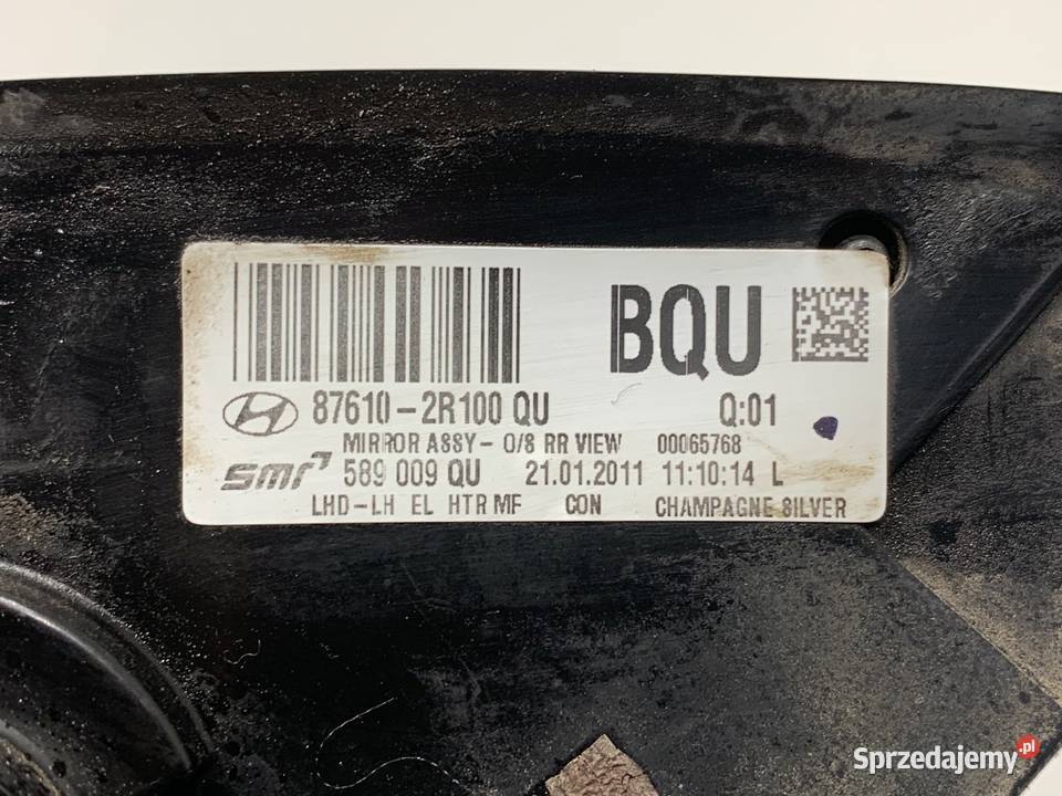 LUSTERKO LEWY HYUNDAI i30 Kombi 0712 CHAMPAGNE