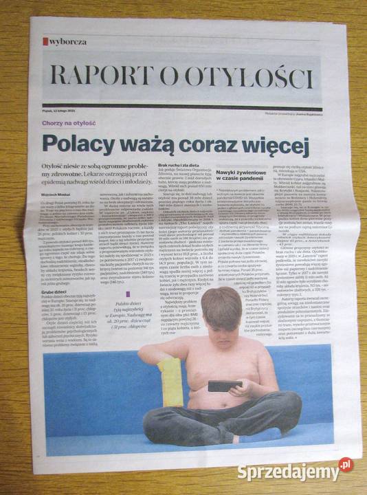 Raport o otyłości Gazeta Wyborcza Parczew