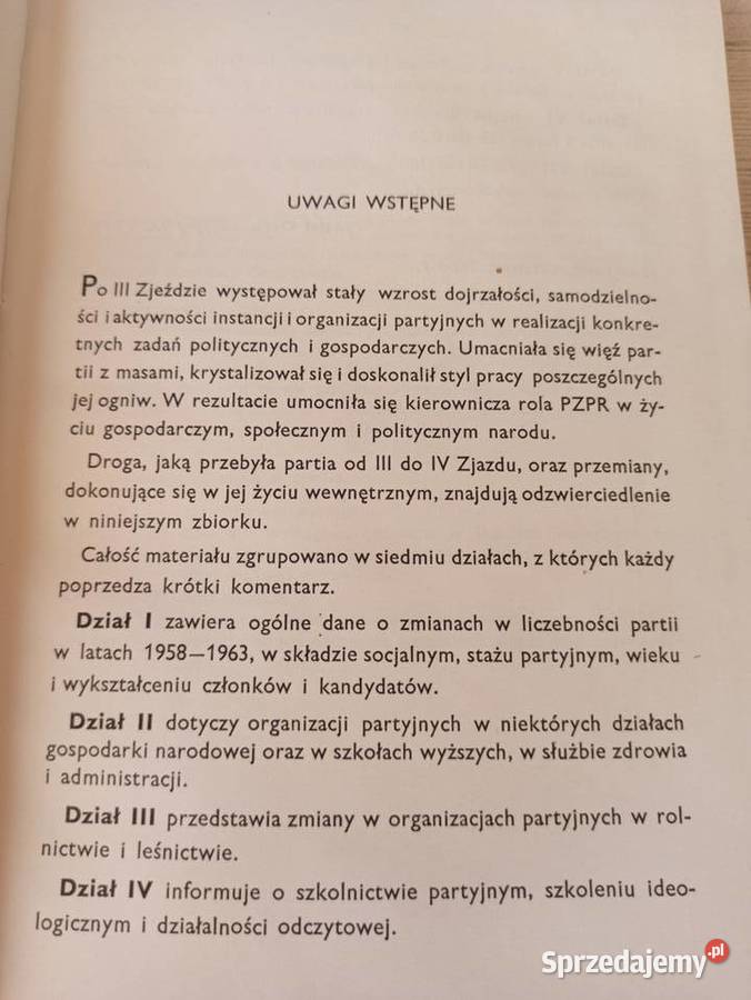 PZPR III do IV zjazdu Warszawa 1964 Bielsko-Biała