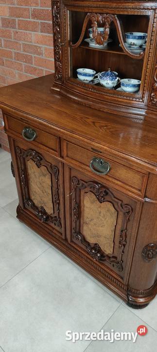Ekskluzywny kredenspomocnik dębowy lubuskie Łagów