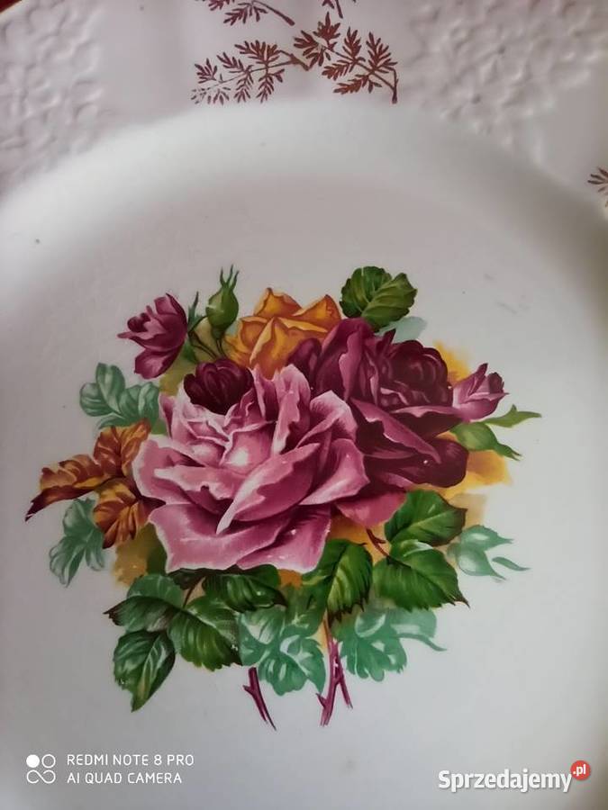 Patera ANGEL LONDON England Z różami w lustrze Gdańsk