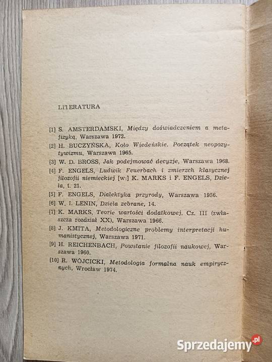 Współczesna teoria poznania Wacław Mejbaum małopolskie Kraków