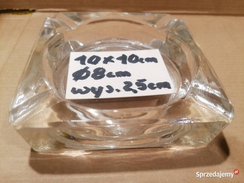 popielniczka szkło PRL Piotrków Trybunalski sprzedam