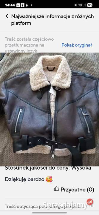 Kożuszek Kurtki i płaszcze Żyrardów sprzedam