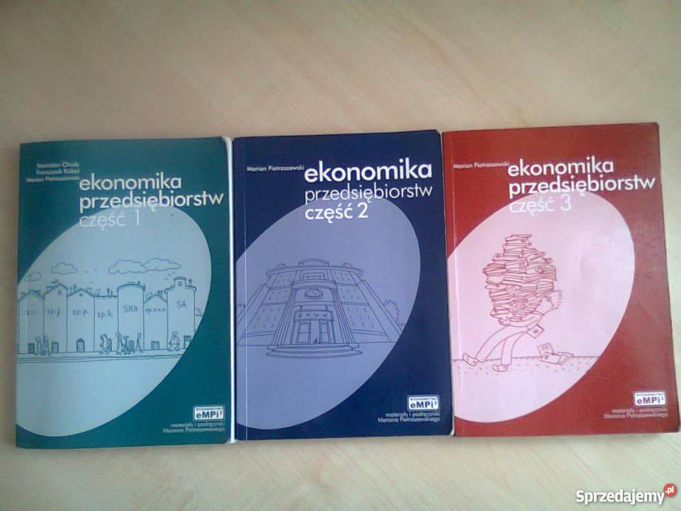 Ekonomika przedsiębiorstw 3 części tradycyjny podręcznik Goleniów