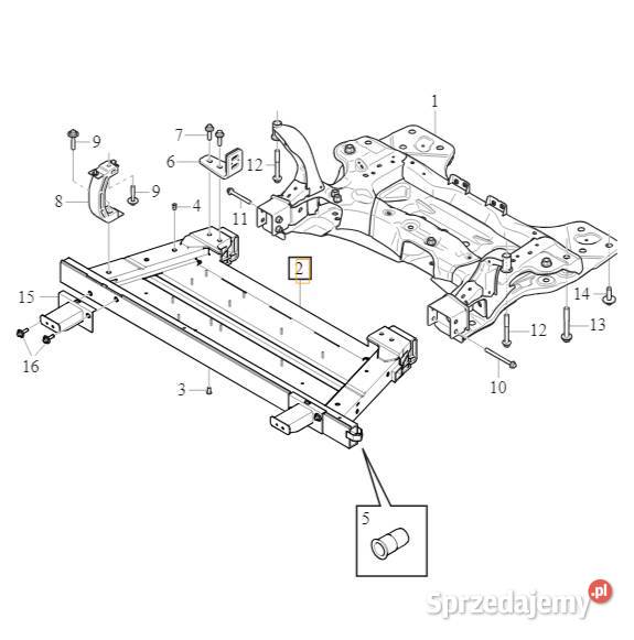 VOLVO EX40 C40 kołyska przód OE 32346883 dolnośląskie Bielany Wrocławskie
