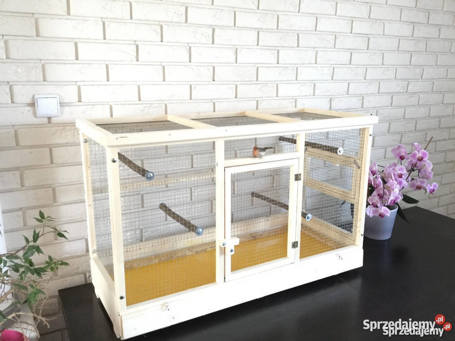 Klatka woliera drewniana ptaków egzotycznych Myszków