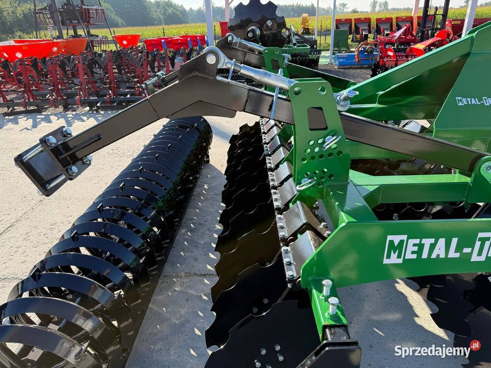1 Brona talerzowa MetalTechnik 30m wał daszkowy