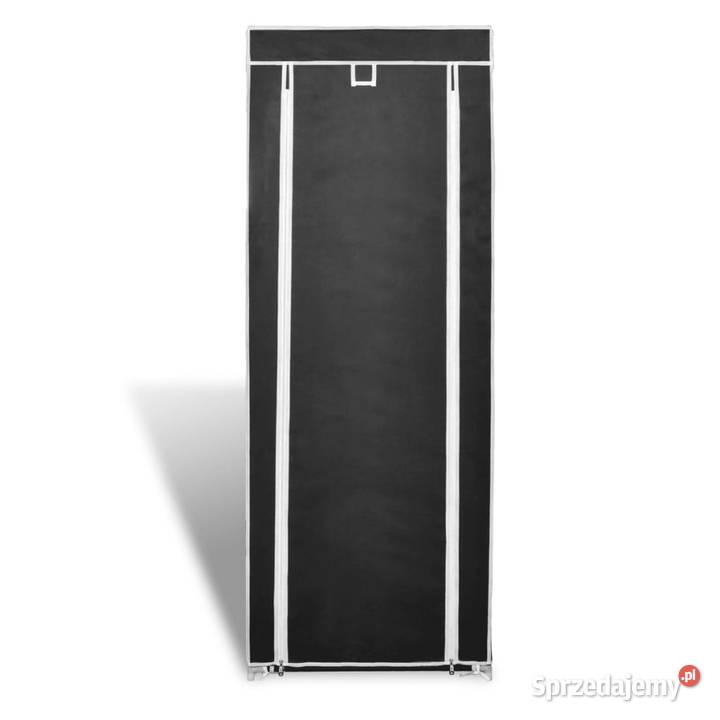 Szafka na buty materiałowa czarna 162 x 57 x 29 mazowieckie Warszawa