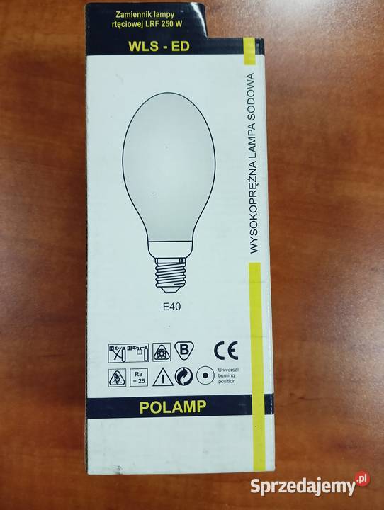 Lampa sodowa wysokoprężna 250W E40 zamiennik LRF śląskie