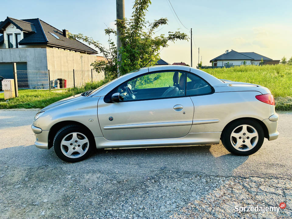 Peugeot 206CC Roland Garros sprawny dach klima 1587cm3 206 CC Pielgrzymowice