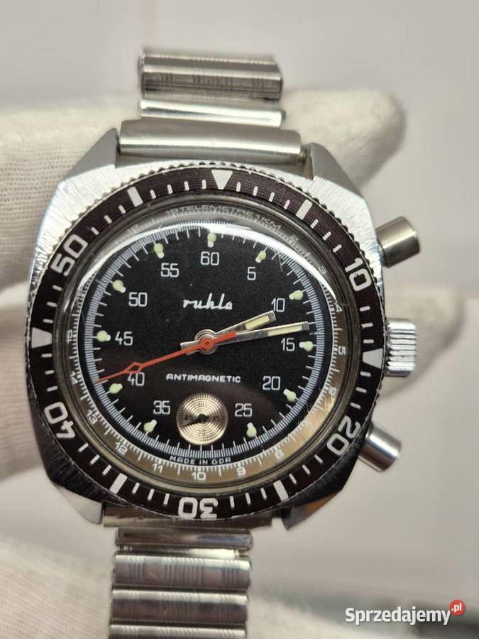 Zegarek Ruhlachronograph DDR Germany śląskie Chorzów sprzedam