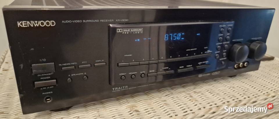 Amplituner Kenwood KRV9090 51 czarny wzmacniacz Międzychód