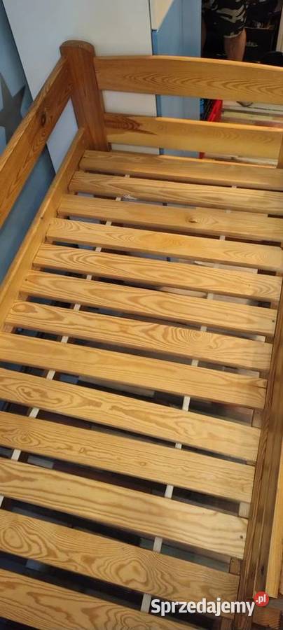 łóżko piętrowe BOSS sosna kolor naturalny Łóżka i materace