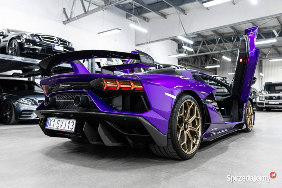 Lamborghini Aventador SVJ LP 770 65 V12 Viola czujnik zmierzchu Aventador Samochody osobowe Węgrzce