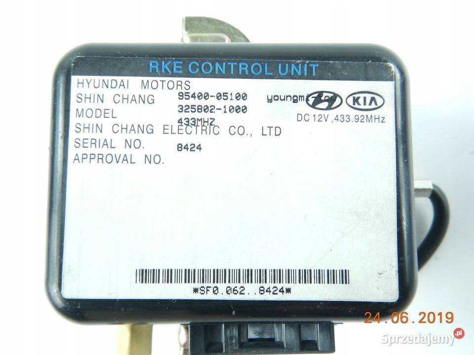 MODUŁ KOMFORTU HYUNDAI ATOS PRIME 0308 z ASO