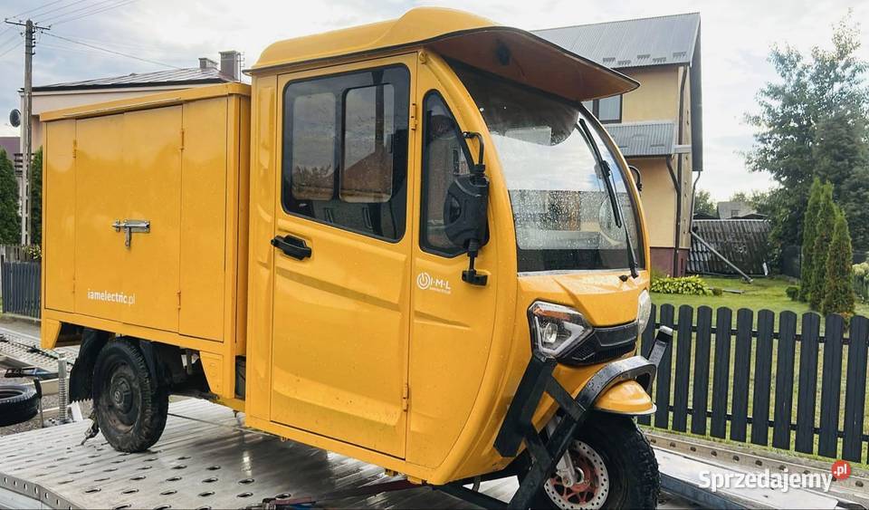 NOWY TRÓJKOŁOWIEC ELEKTRYCZNY Z ZABUDOWĄ NA Kętrzyn