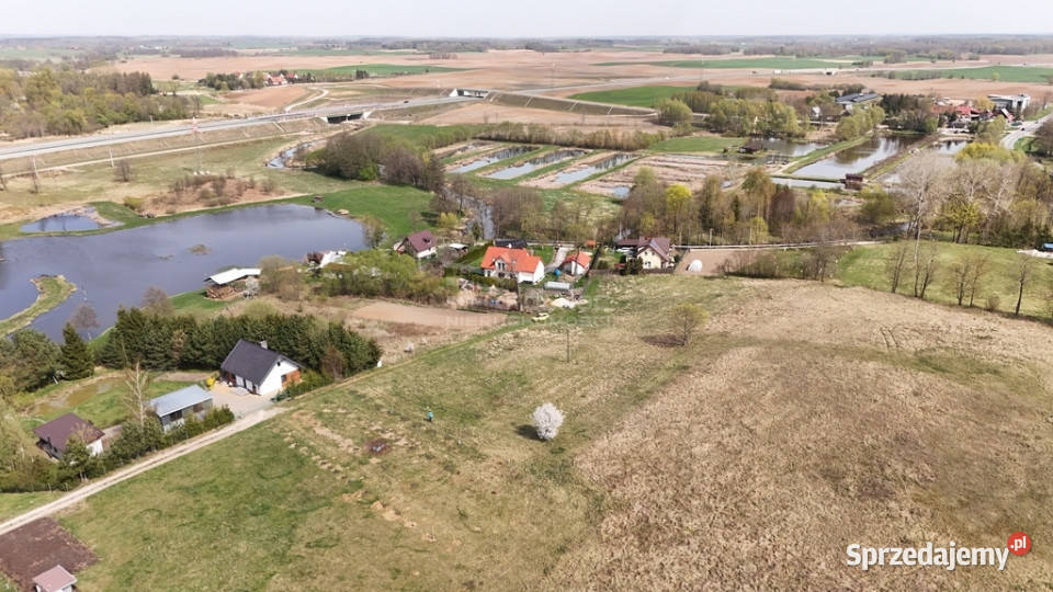 Działka z WZ na 3 domy niedaleko jeziora Ełk 40m Sędki sprzedam