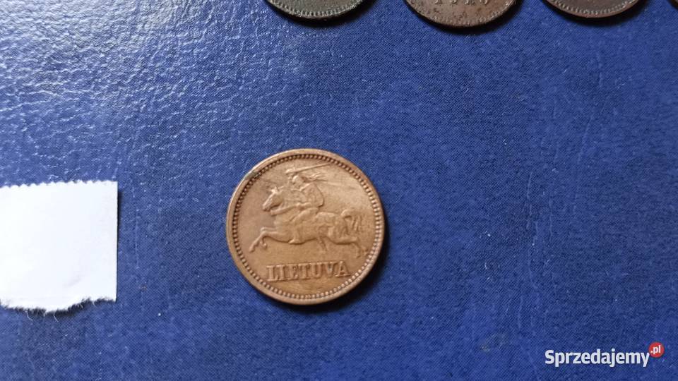 Stare monety 1 cent 1936 Litwa