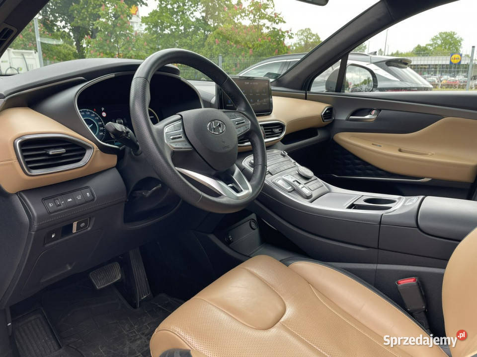 Hyundai Santa Fe 16TGDi PHEV 4WD 265 asystent pasa ruchu łódzkie Piotrków Trybunalski
