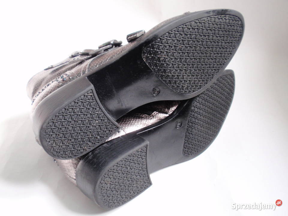 Botki damskie srebrne Star Collection EUR 40 inna Kielce