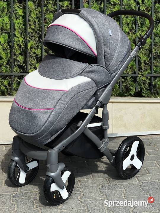 Wózek dziecięcy Bebekitto Golden Flow 2w1 Aluminium śląskie Lipie