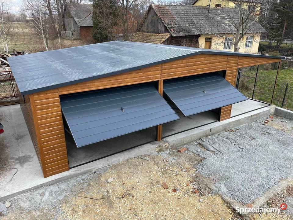 Garaż blaszany 10x6 WZMOCNIONY PROFILAMI Kalisz