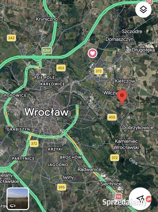 Działka Budowlana 821 m2 Na Granicy Wrocławia Wilczyce