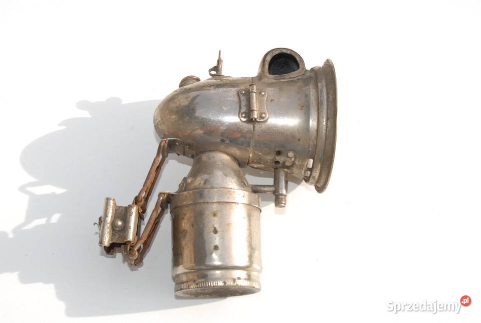Stara lampa lampka karbidowa do roweru antyk